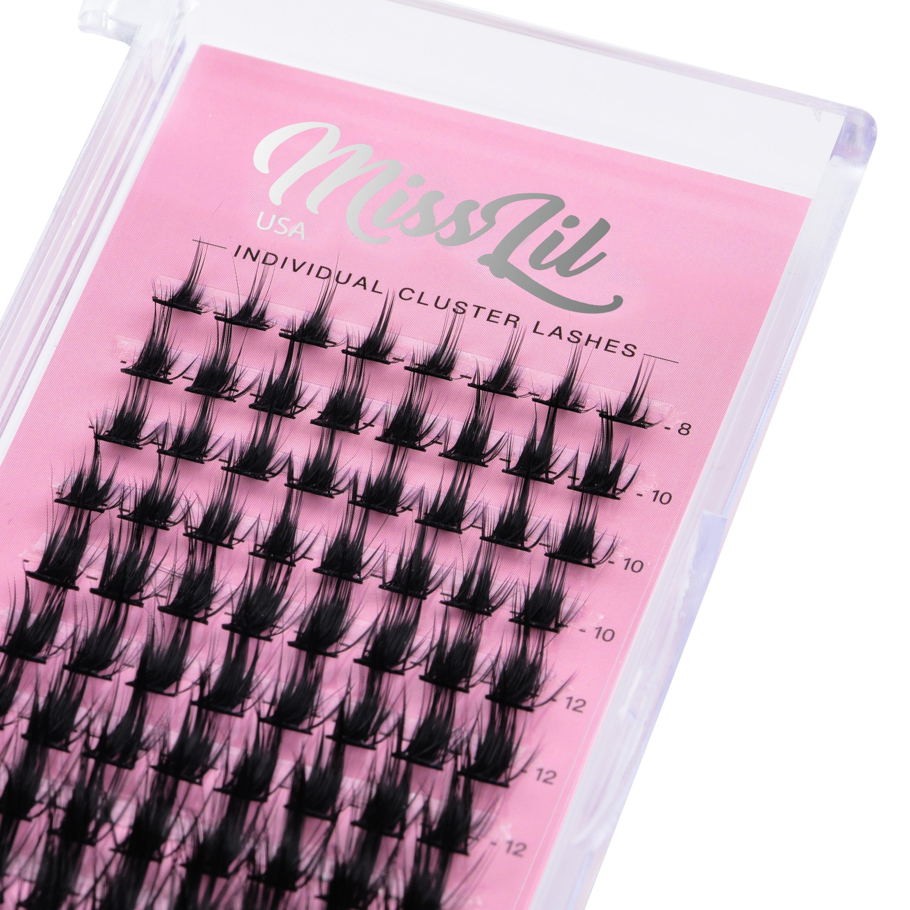  Individual Cluster Lashes AD-06 Small MIX Tray - Miss Lil USA