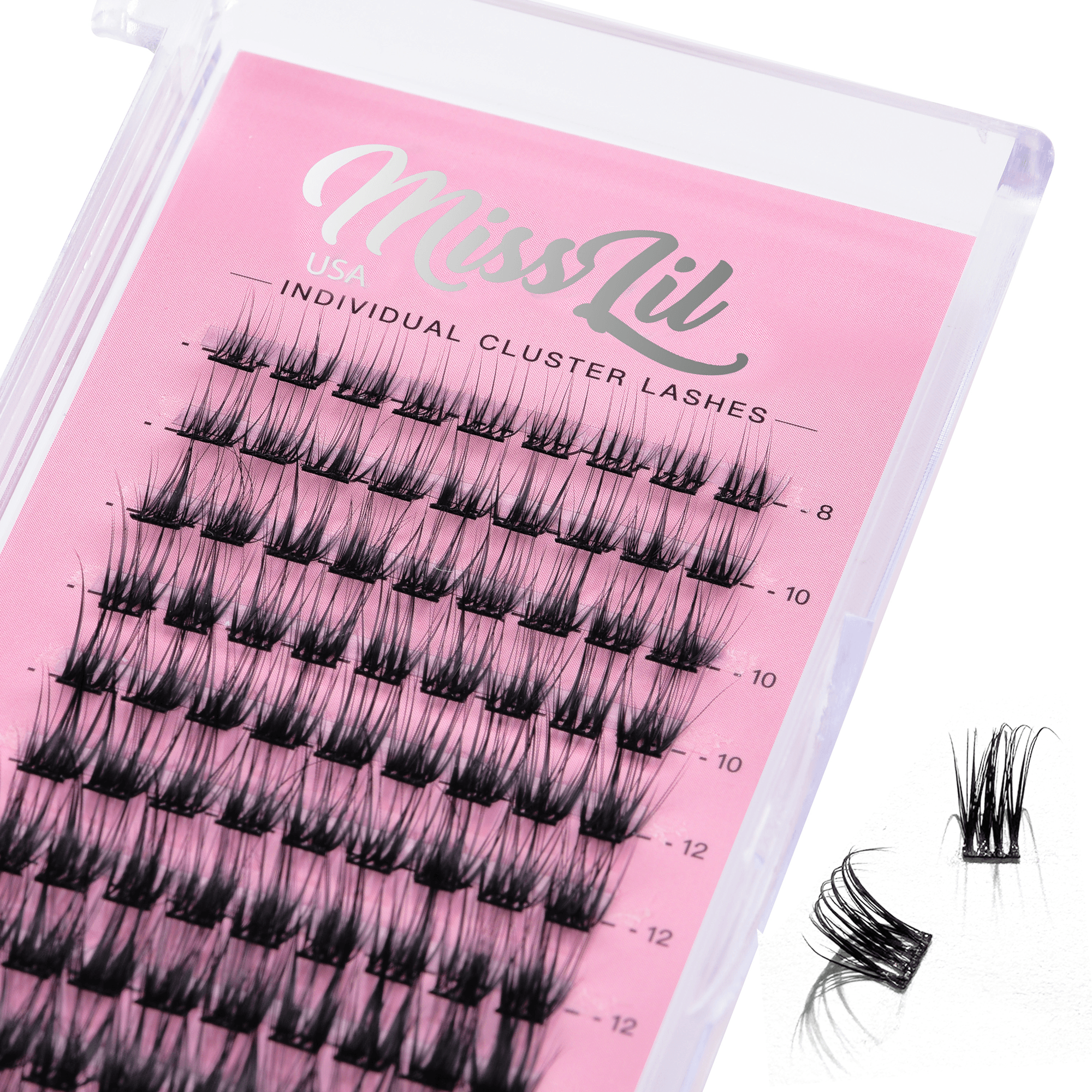 DIY Cluster Lashes AD-07 MIX Tray - Miss Lil USA