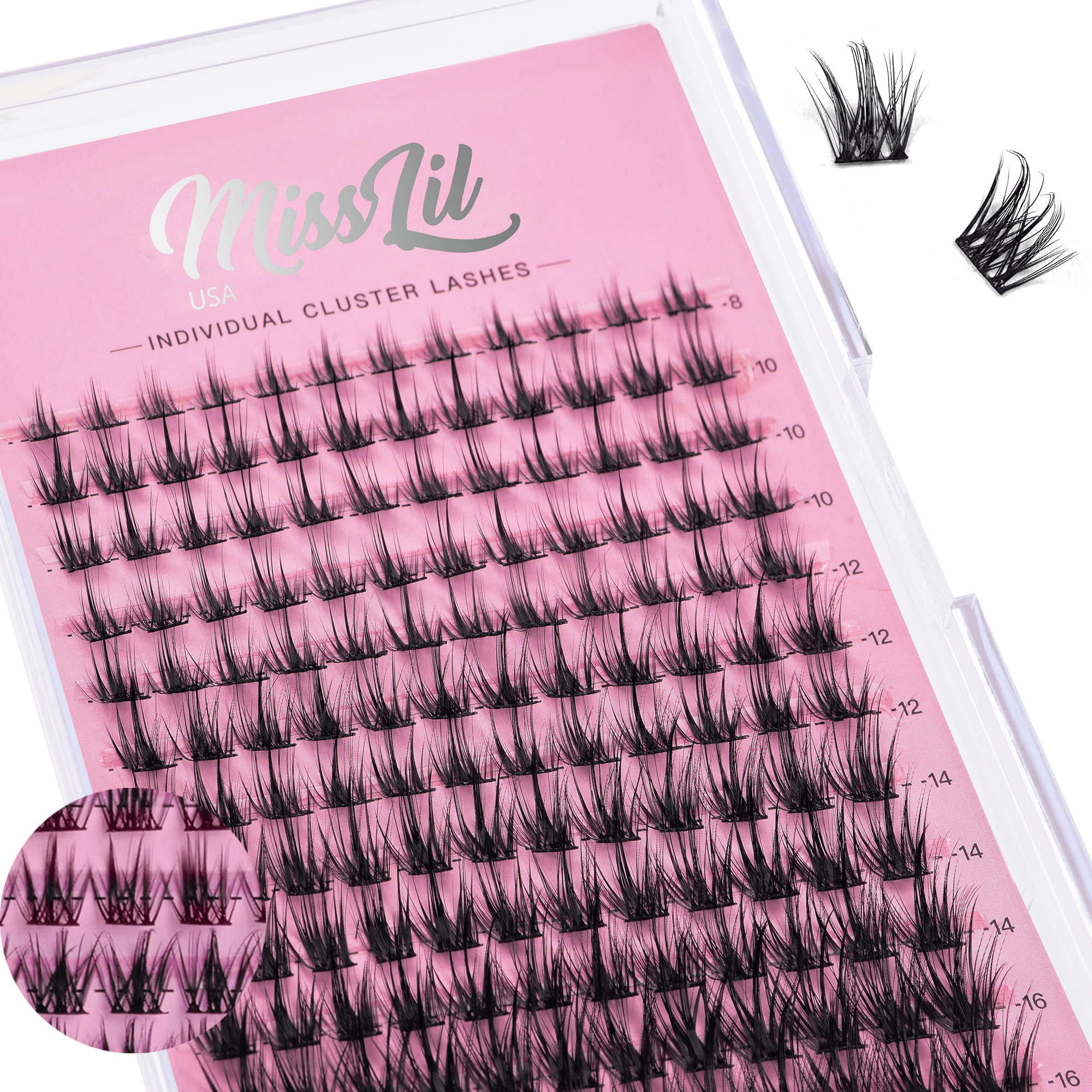 Cluster Lashes AD-17 MIX tray - Miss Lil USA