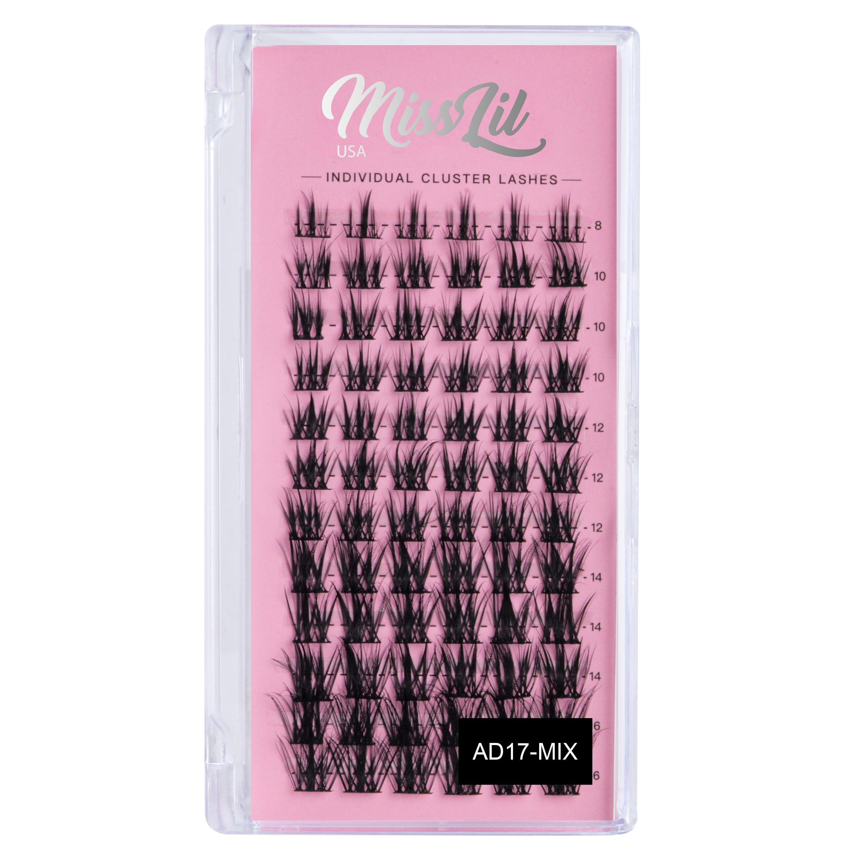 DIY Individual Cluster Lashes AD-17 Small MIX - Miss Lil USA