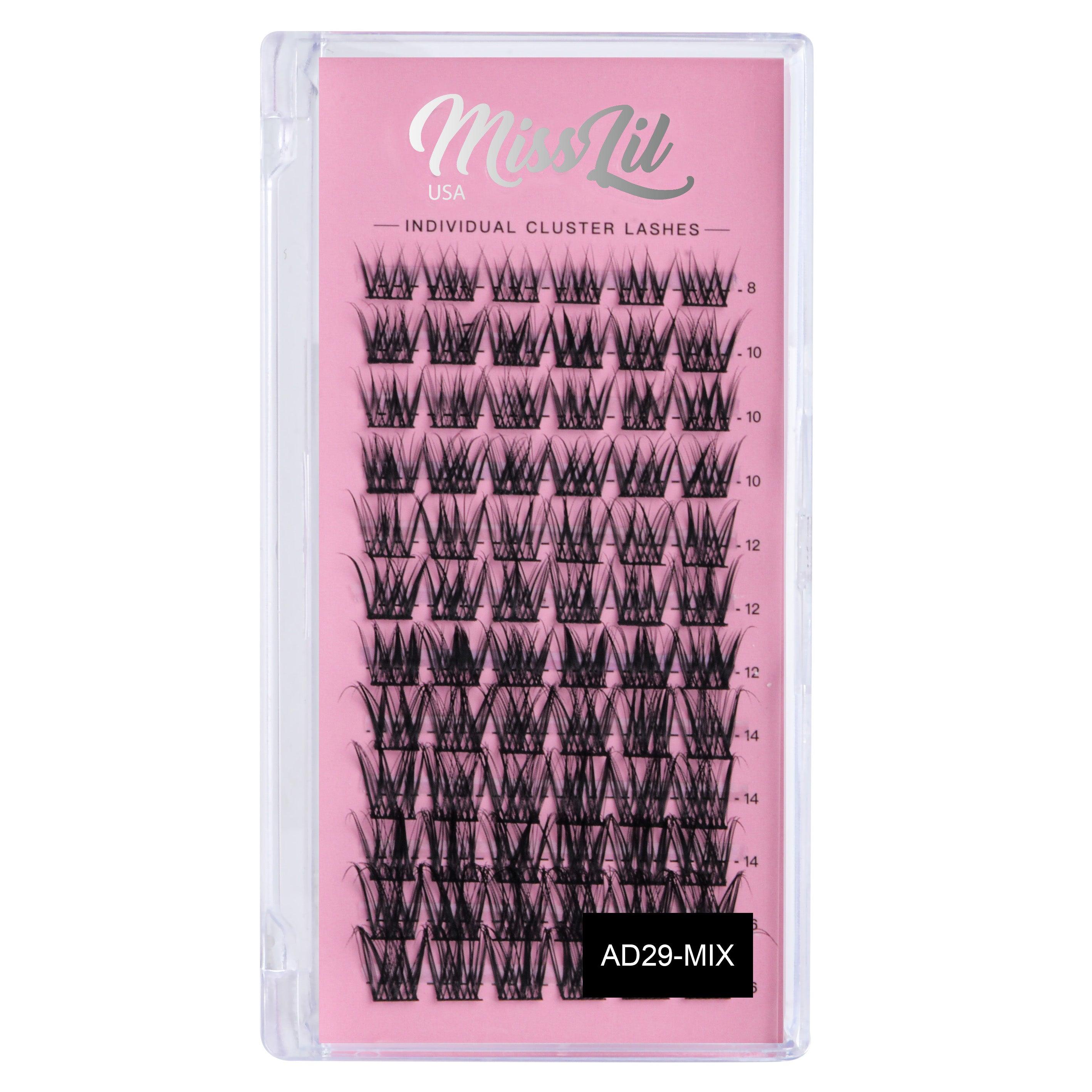 DIY Individual Cluster lashes AD-29 Small MIX Tray - Miss Lil USA