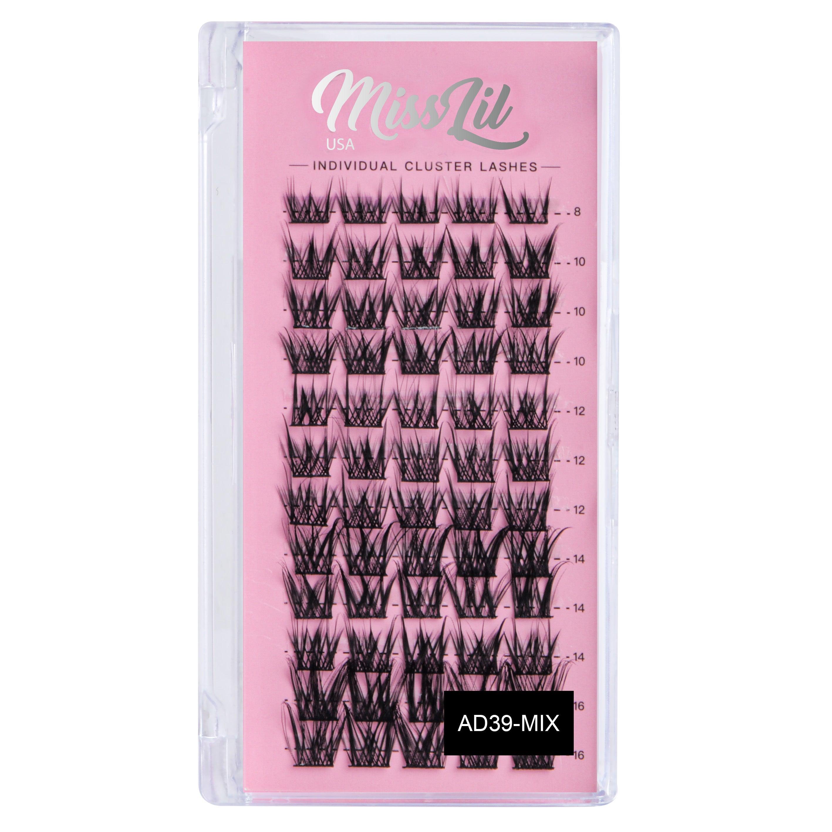 DIY Individual Cluster lashes AD-39 Small MIX Tray - Miss Lil USA