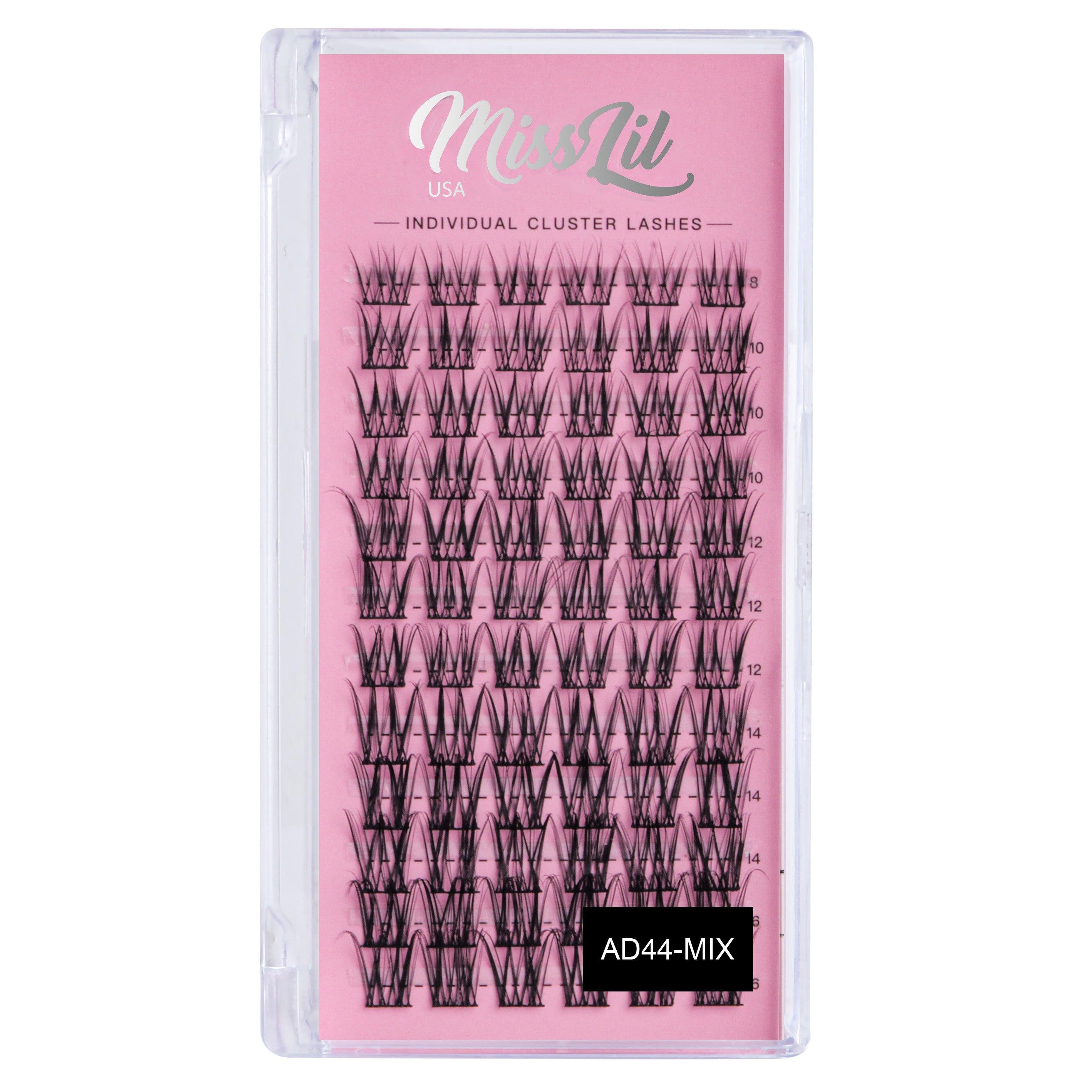 DIY Individual Cluster lashes AD-44 Small MIX Tray - Miss Lil USA