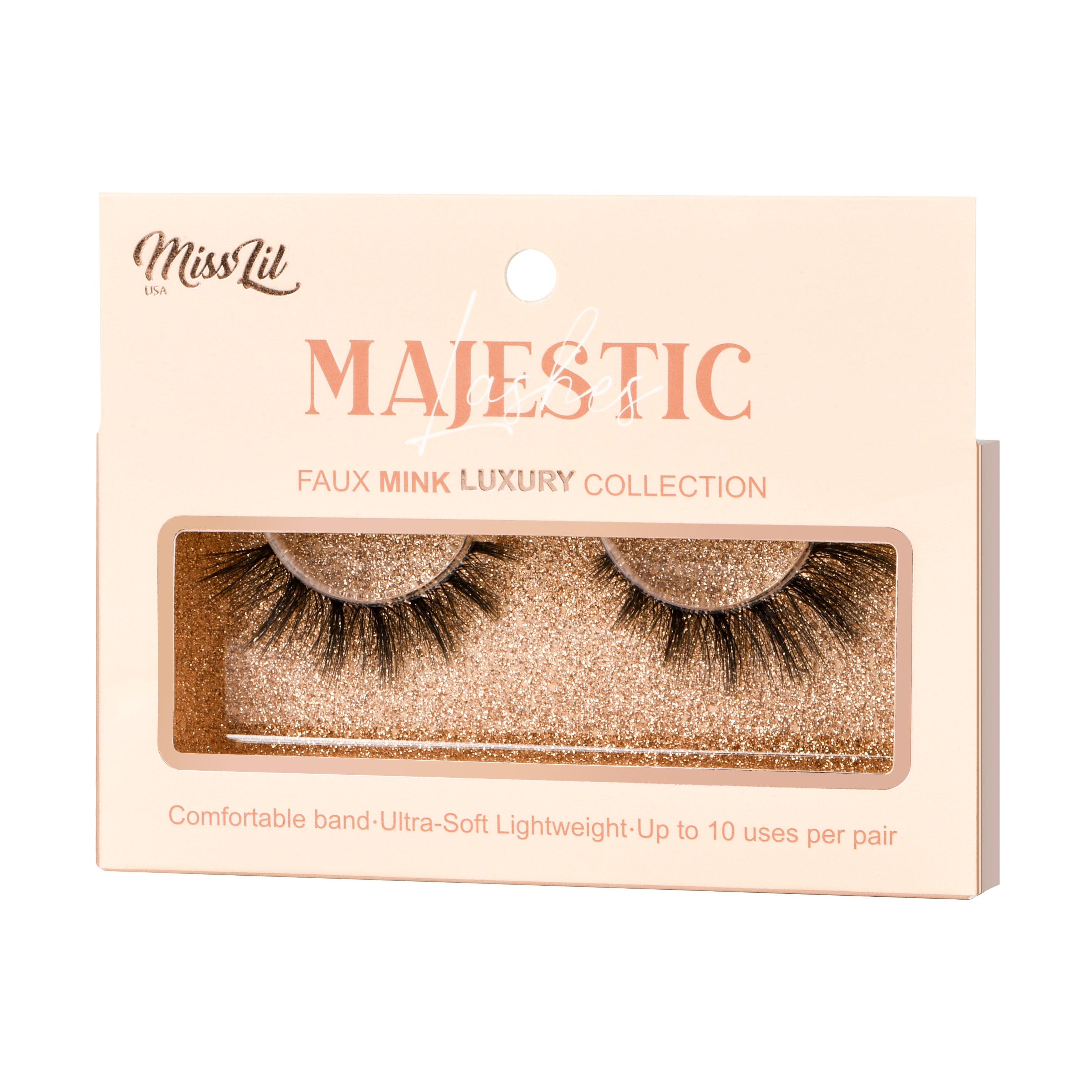 #11 Majestic Collection 1 Pair Lashes (Pack of 3) - Miss Lil USA