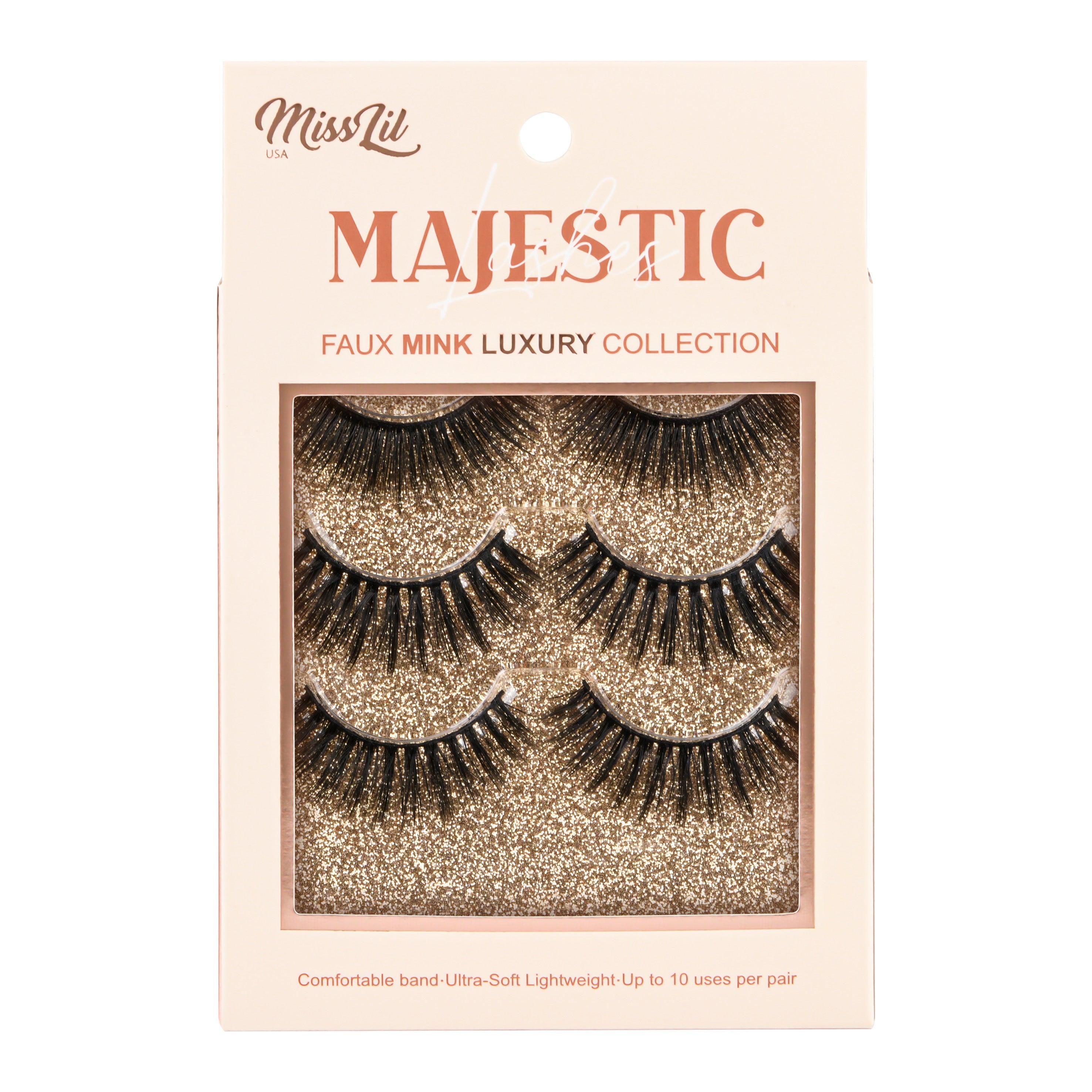 3 Pairs Lashes Majestic Collection #1 - Miss Lil USA