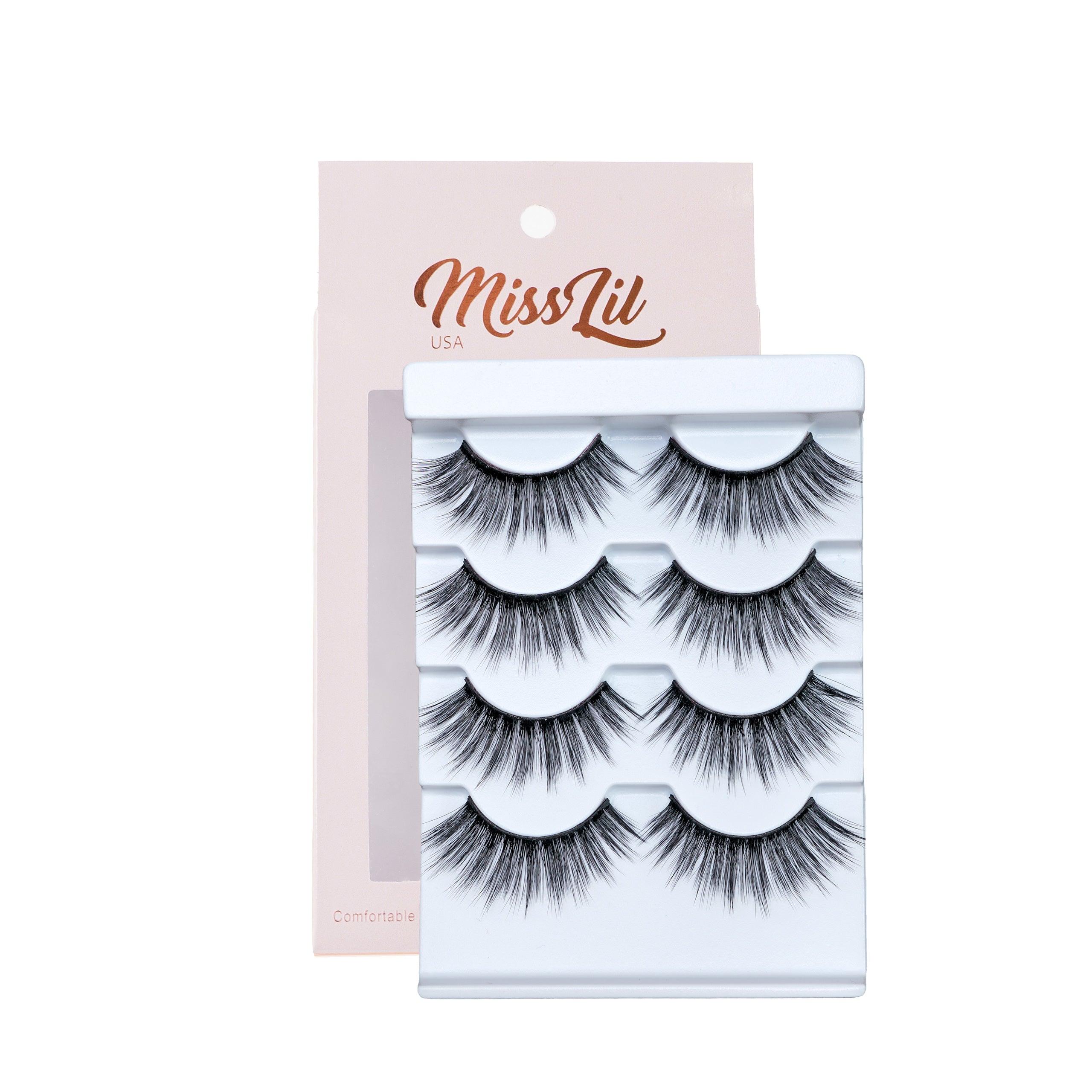4 Pairs Lashes - Classic Collection #1 - Miss Lil USA