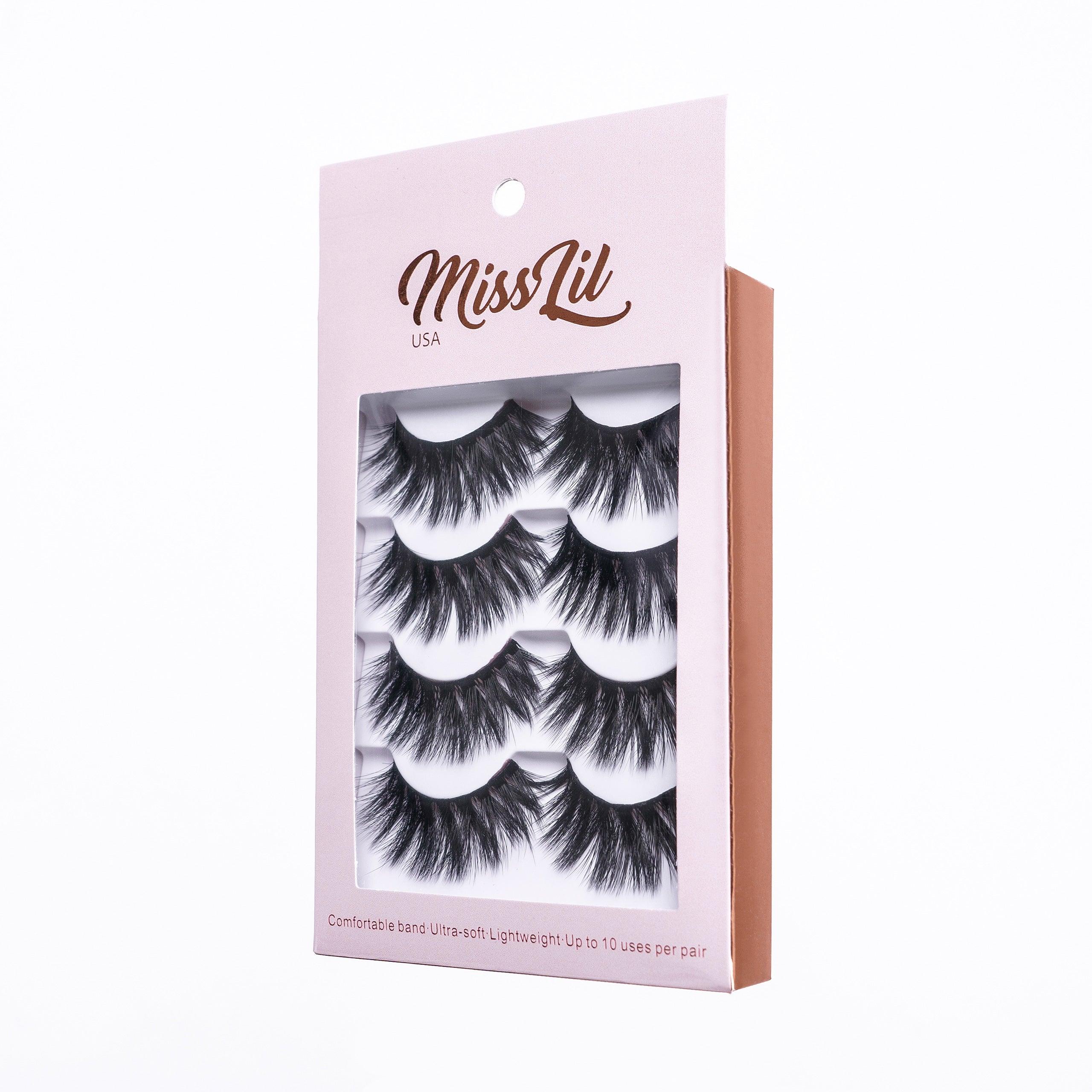 4 Pairs Lashes - Classic Collection #17 - Miss Lil USA