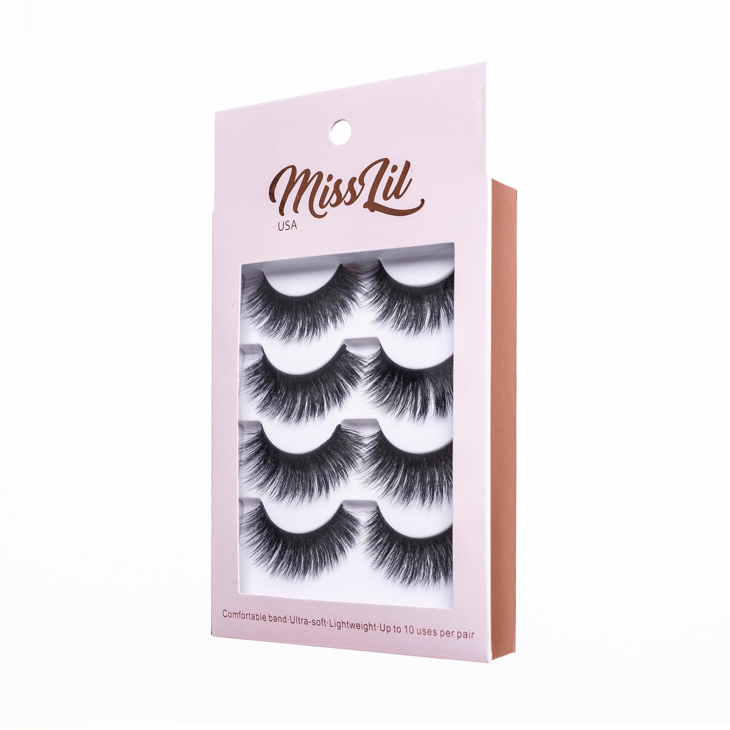 4 Pairs Lashes - Classic Collection #2 - Miss Lil USA