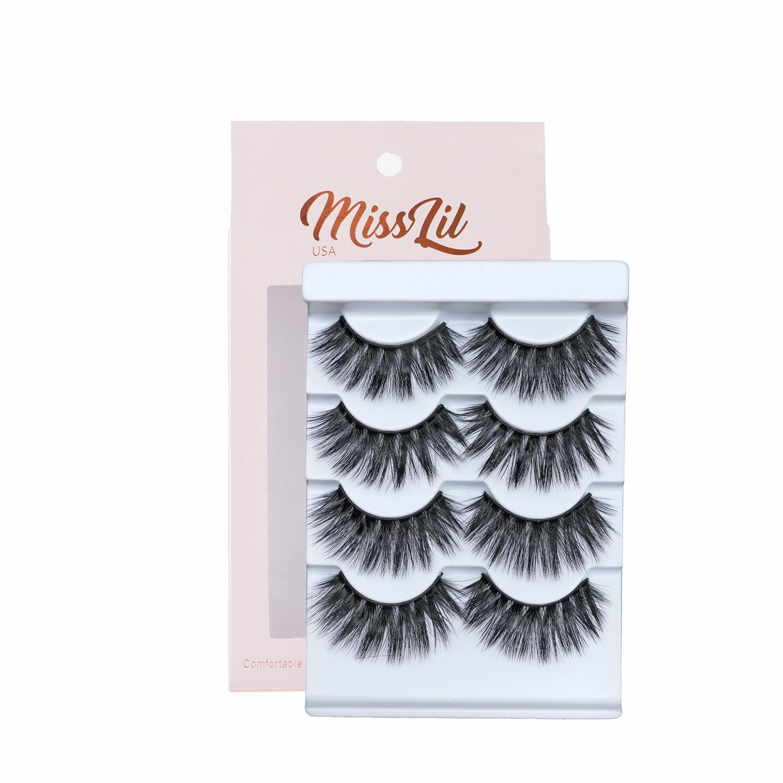 4 Pairs Lashes - Classic Collection #20 - Miss Lil USA