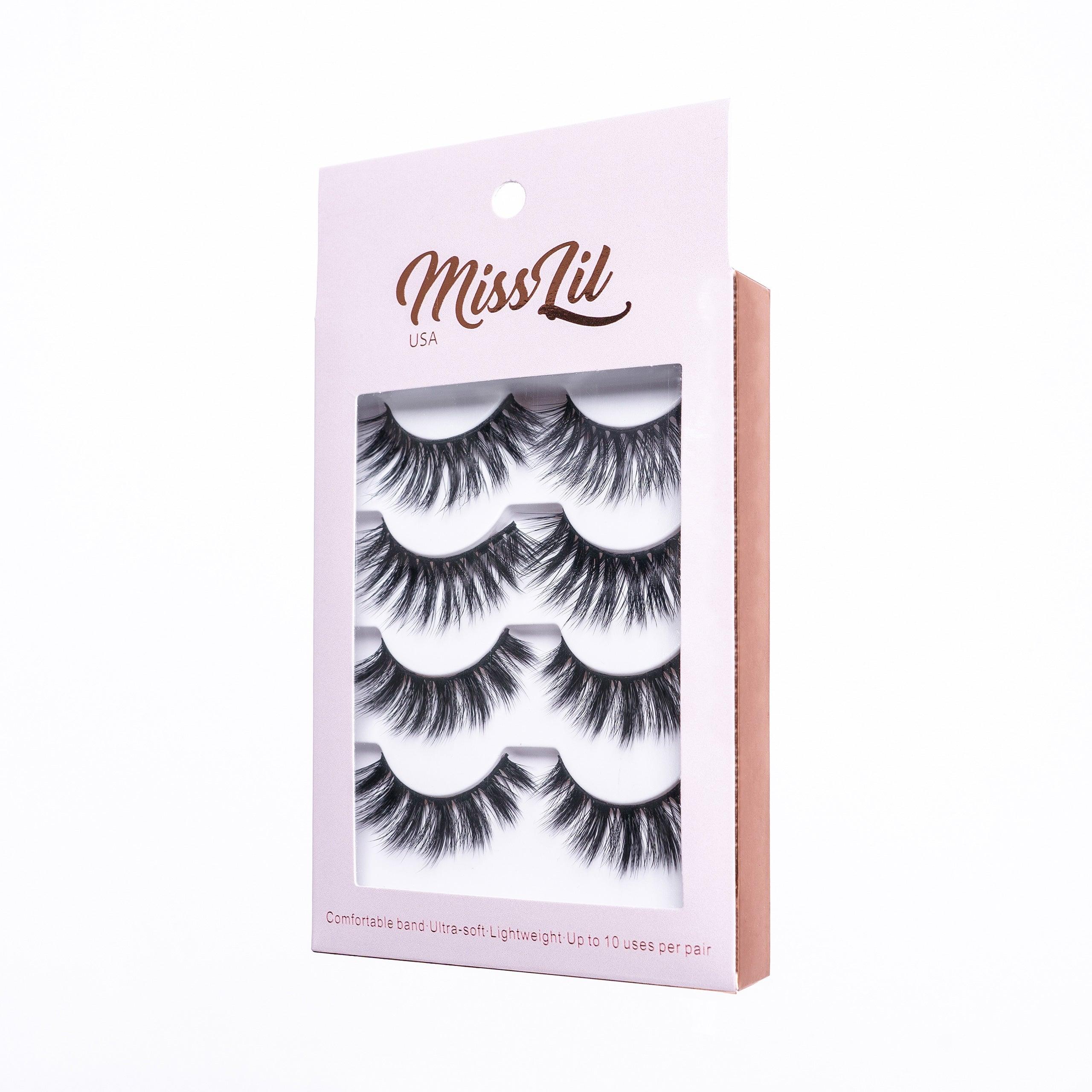 4 Pairs Lashes - Classic Collection #22 - Miss Lil USA