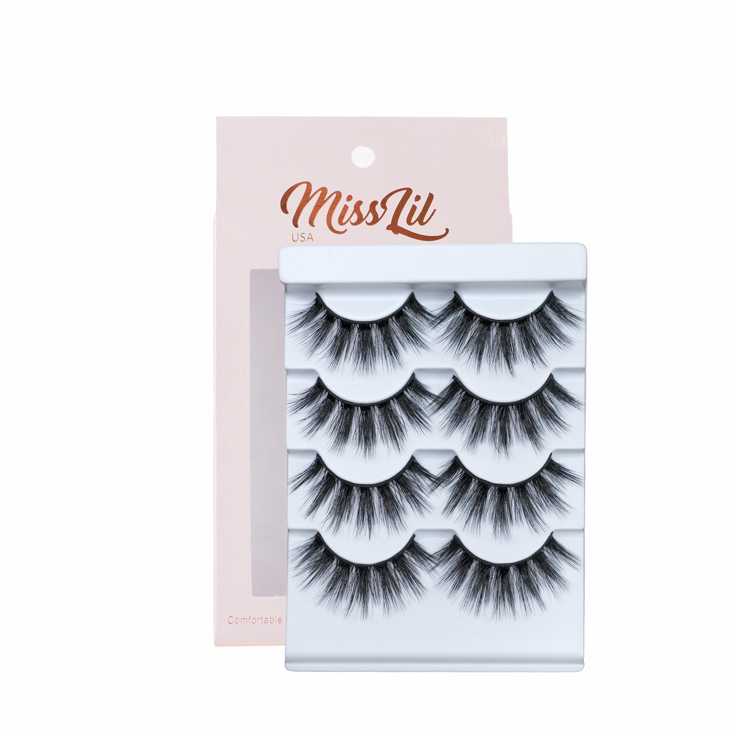 4 Pairs Lashes - Classic Collection #23 - Miss Lil USA