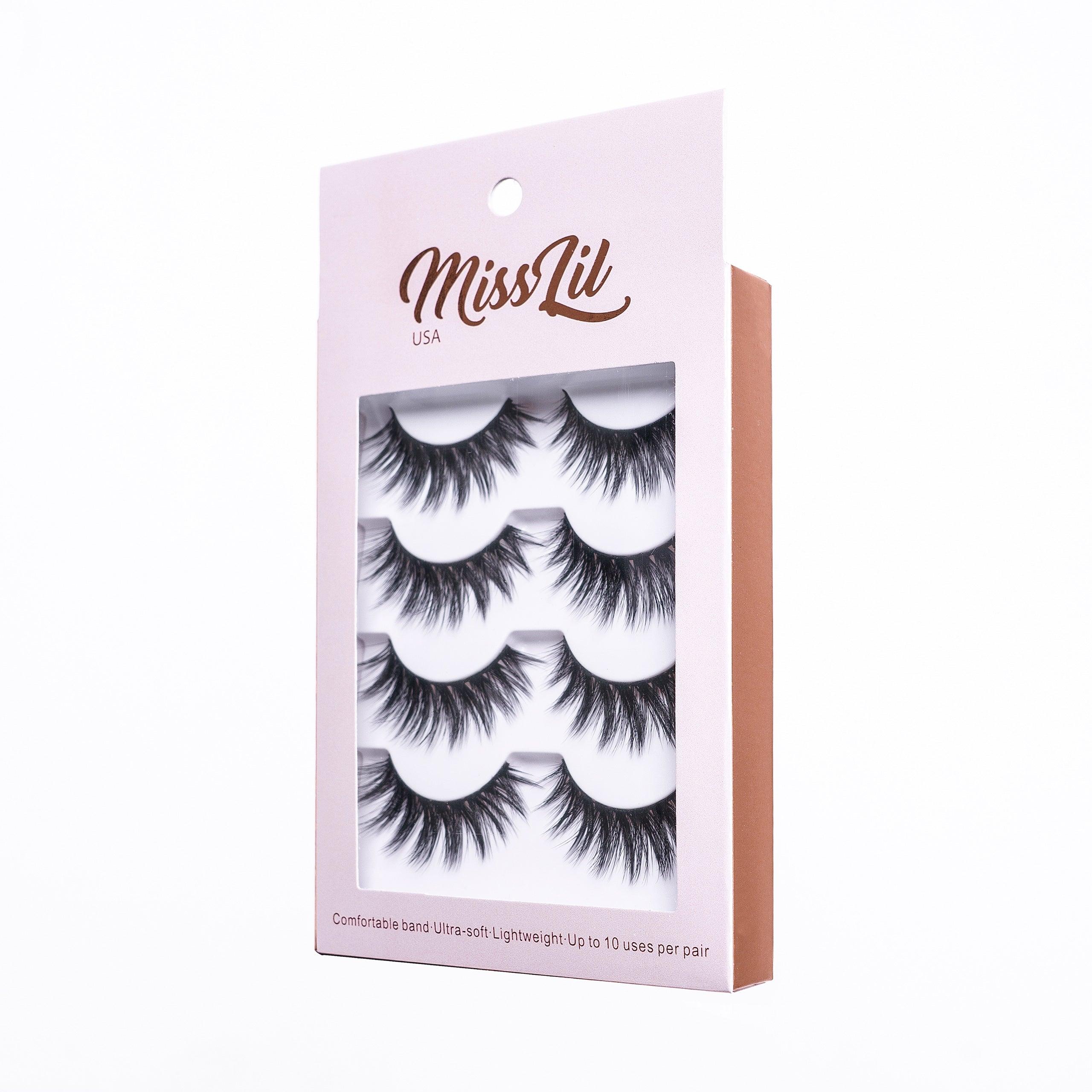 4 Pairs Lashes - Classic Collection #24 - Miss Lil USA