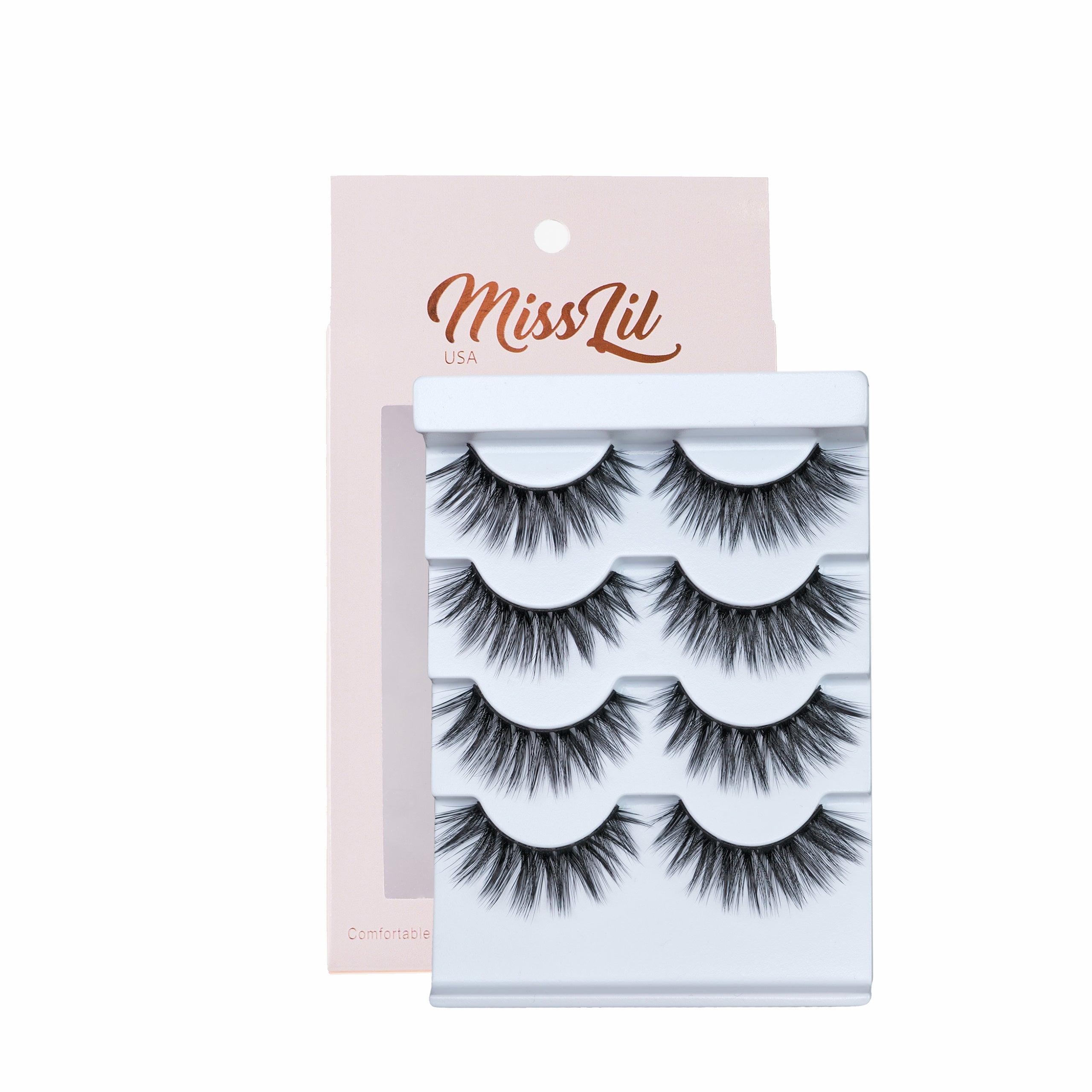 4 Pairs Lashes - Classic Collection #24 - Miss Lil USA