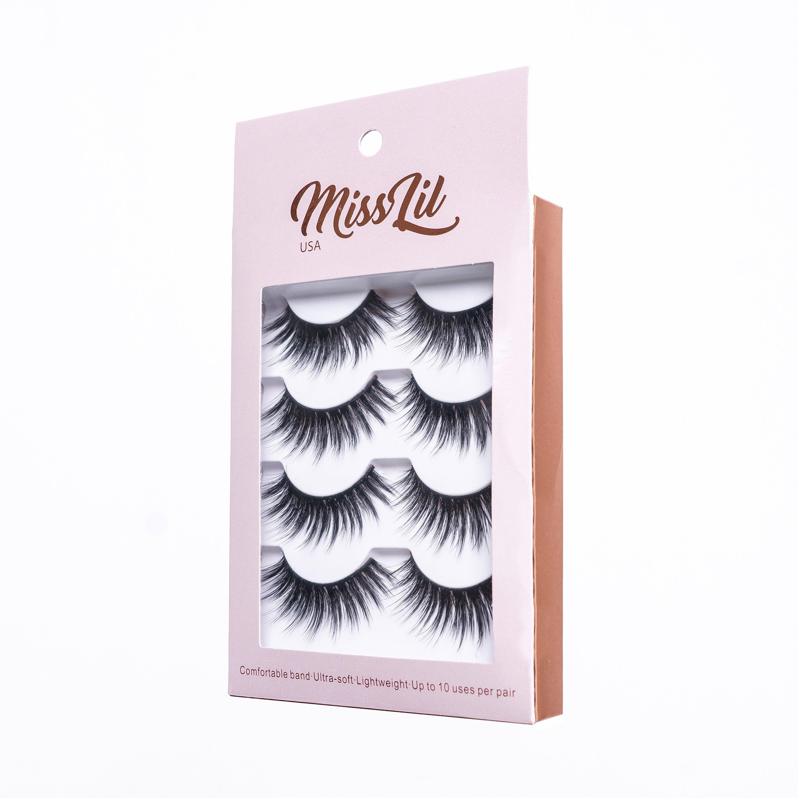 4 Pairs Lashes - Classic Collection #26 - Miss Lil USA