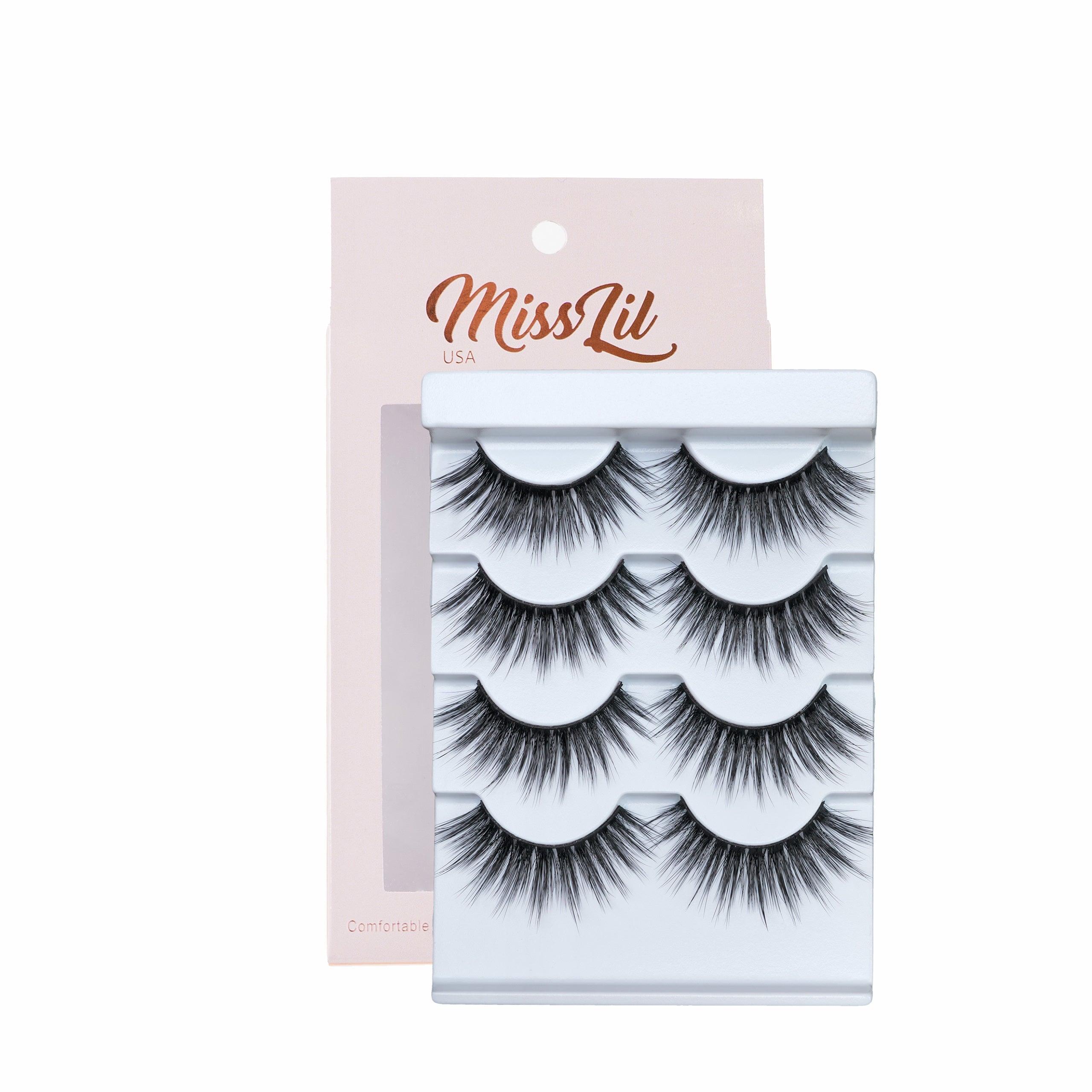 4 Pairs Lashes - Classic Collection #26 - Miss Lil USA