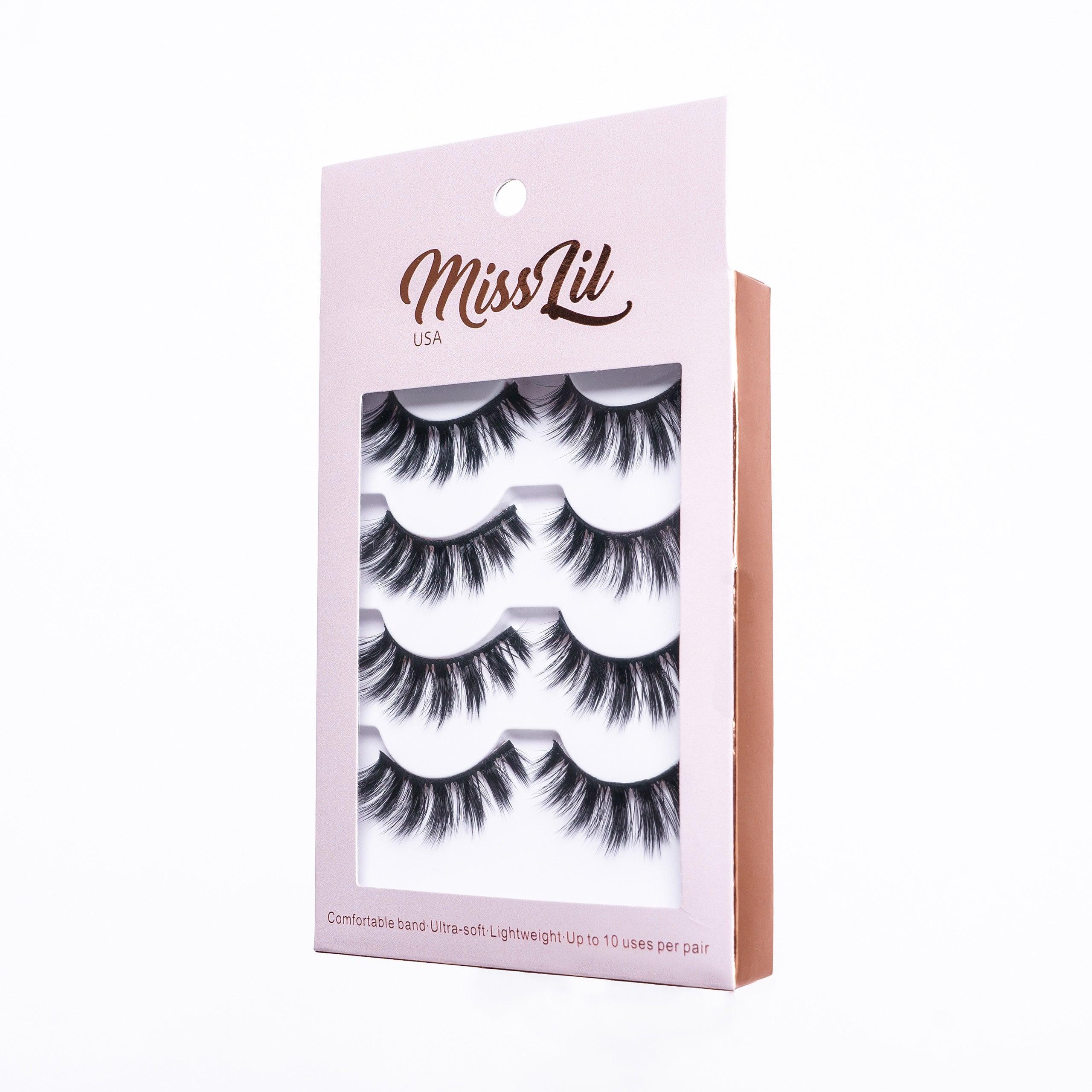 4 Pairs Lashes - Classic Collection #27 - Miss Lil USA