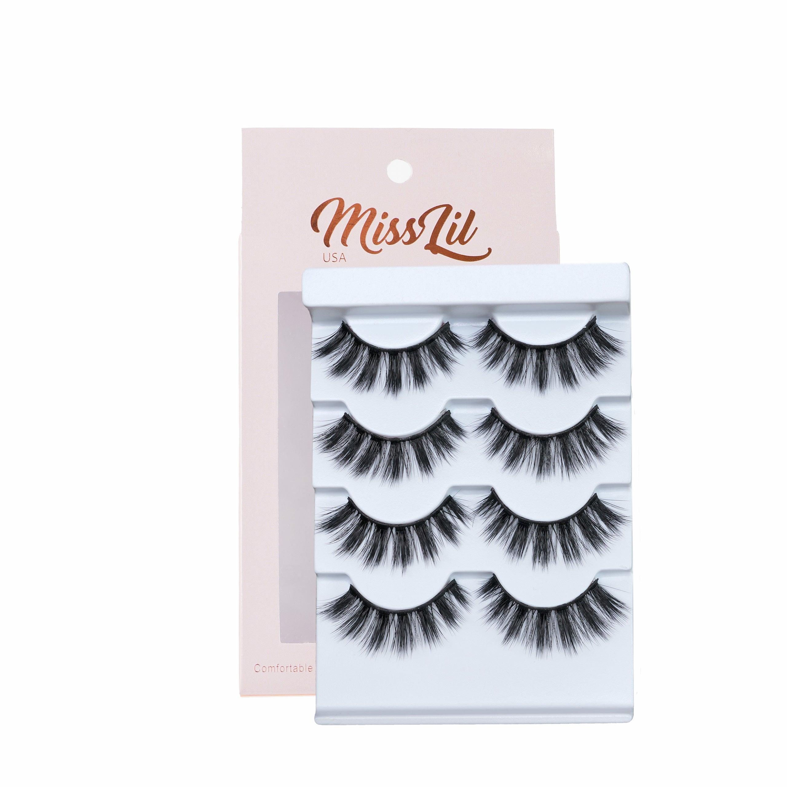 4 Pairs Lashes - Classic Collection #27 - Miss Lil USA