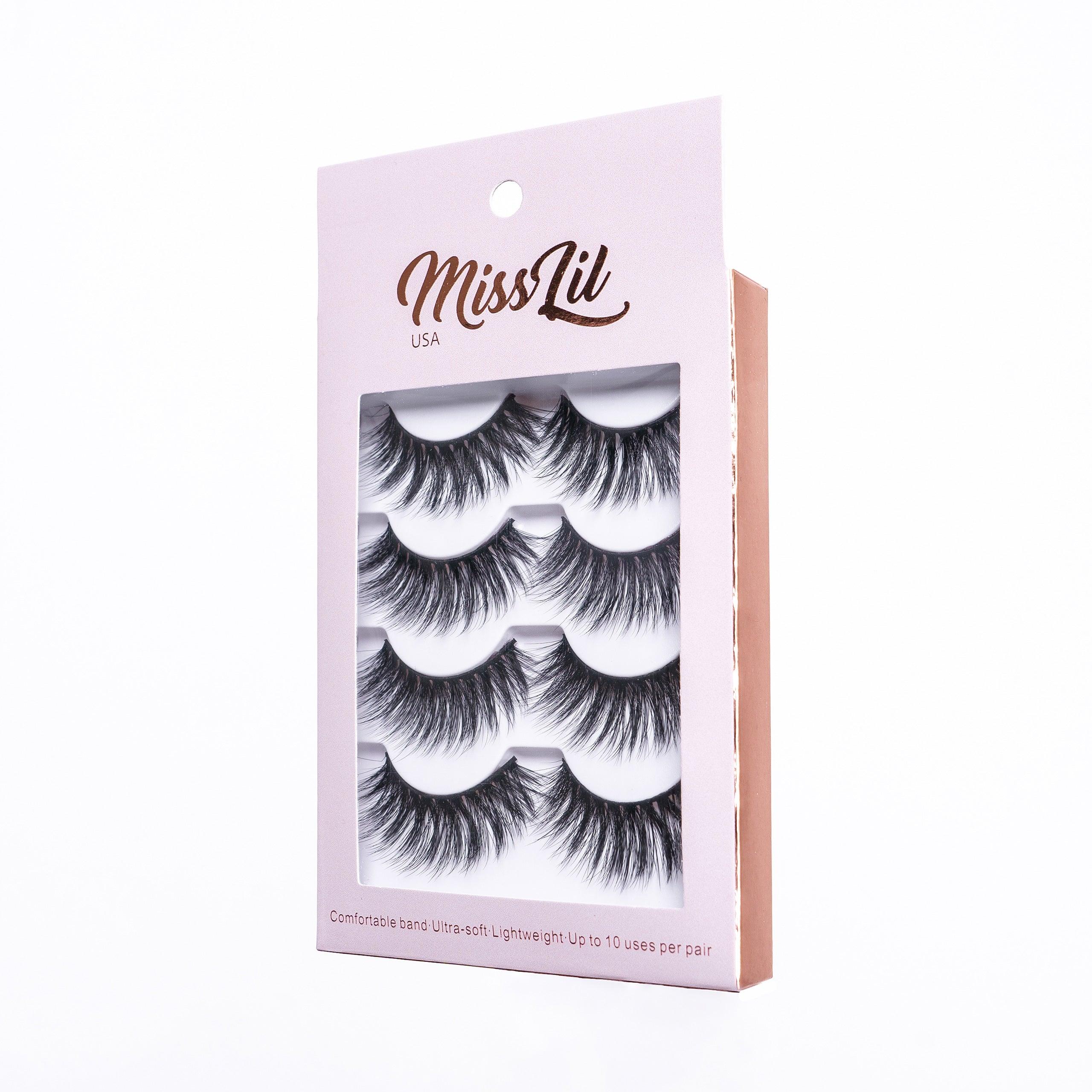 4 Pairs Lashes - Classic Collection #28 - Miss Lil USA