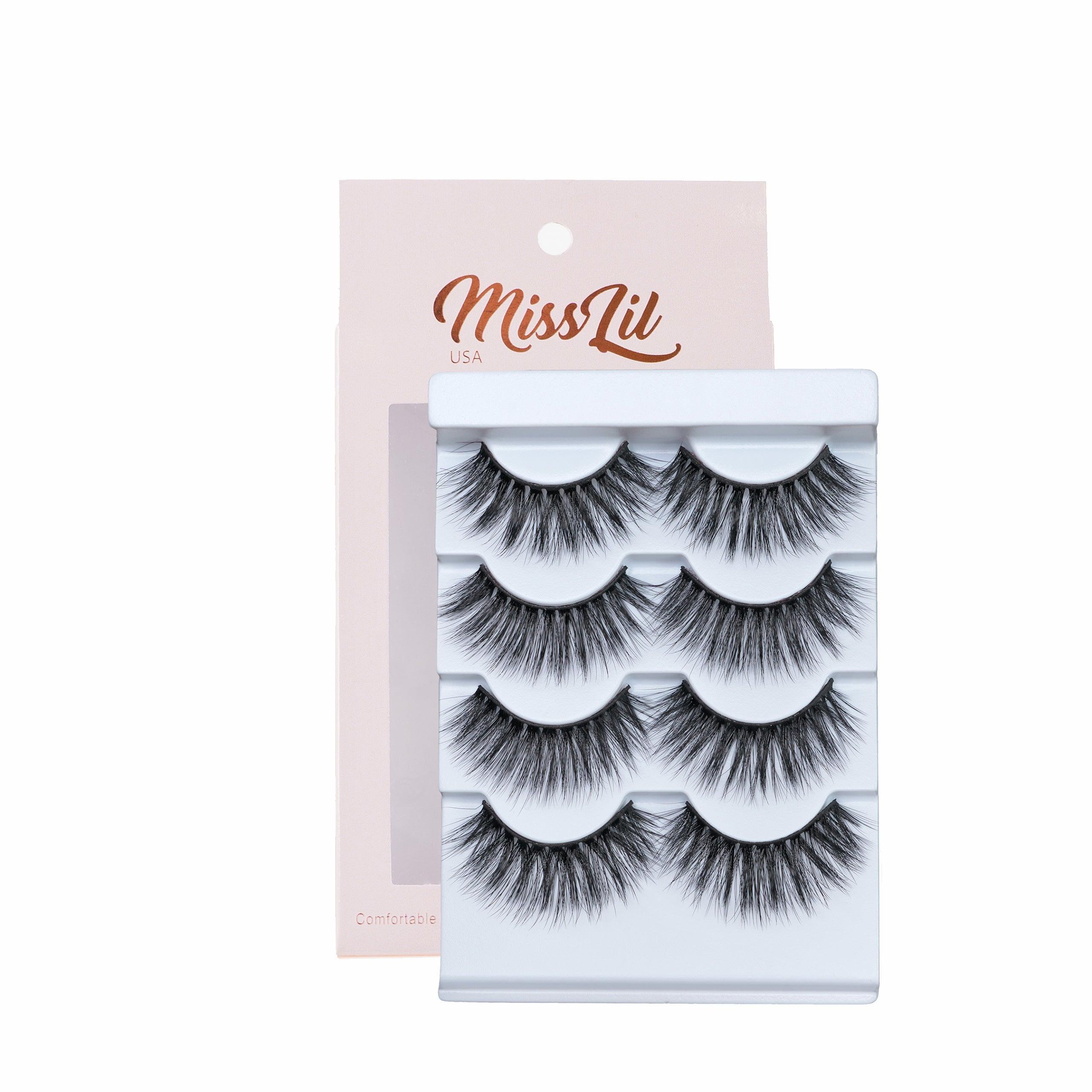 4 Pairs Lashes - Classic Collection #28 - Miss Lil USA