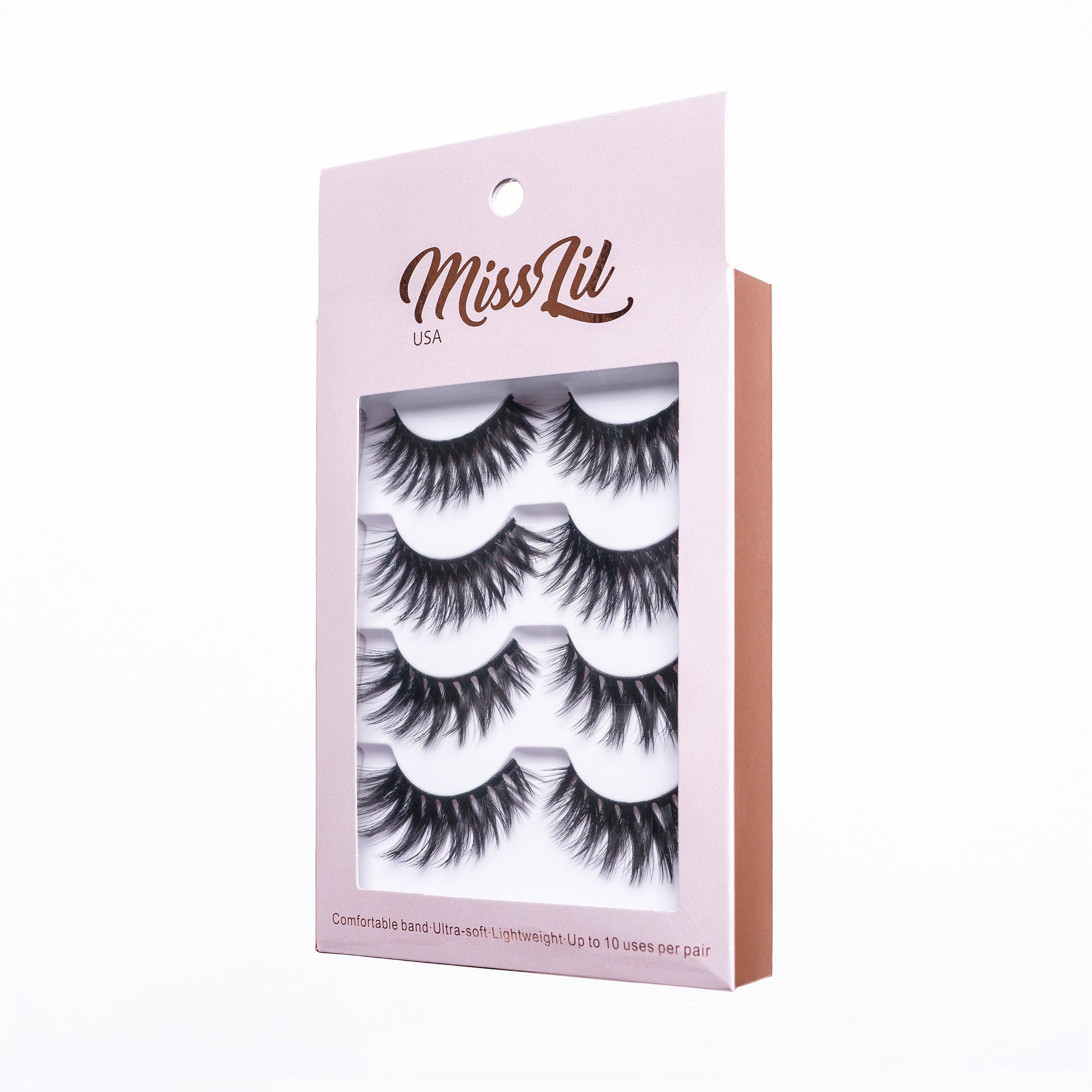 4 Pairs Lashes - Classic Collection #8 - Miss Lil USA