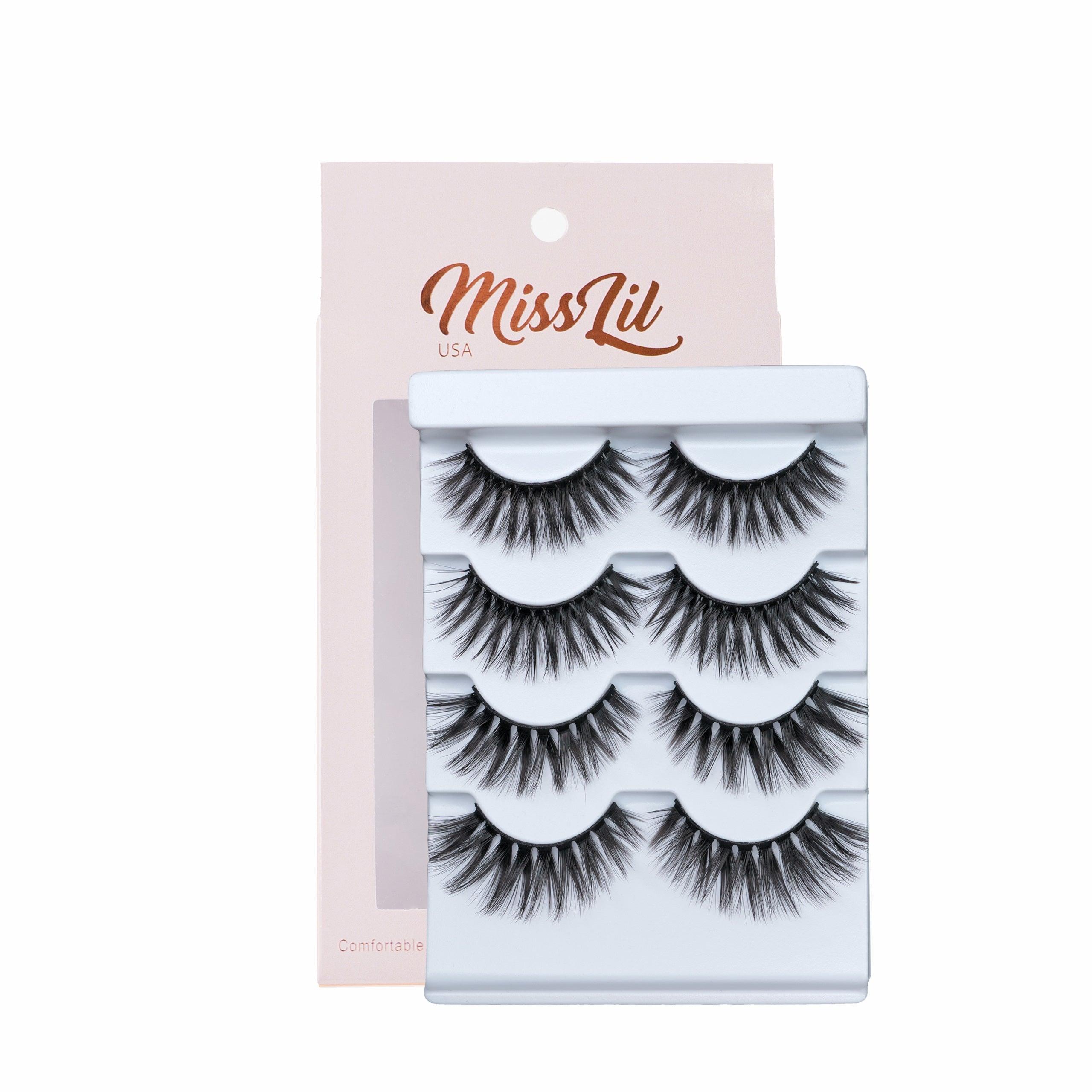 4 Pairs Lashes - Classic Collection #8 - Miss Lil USA