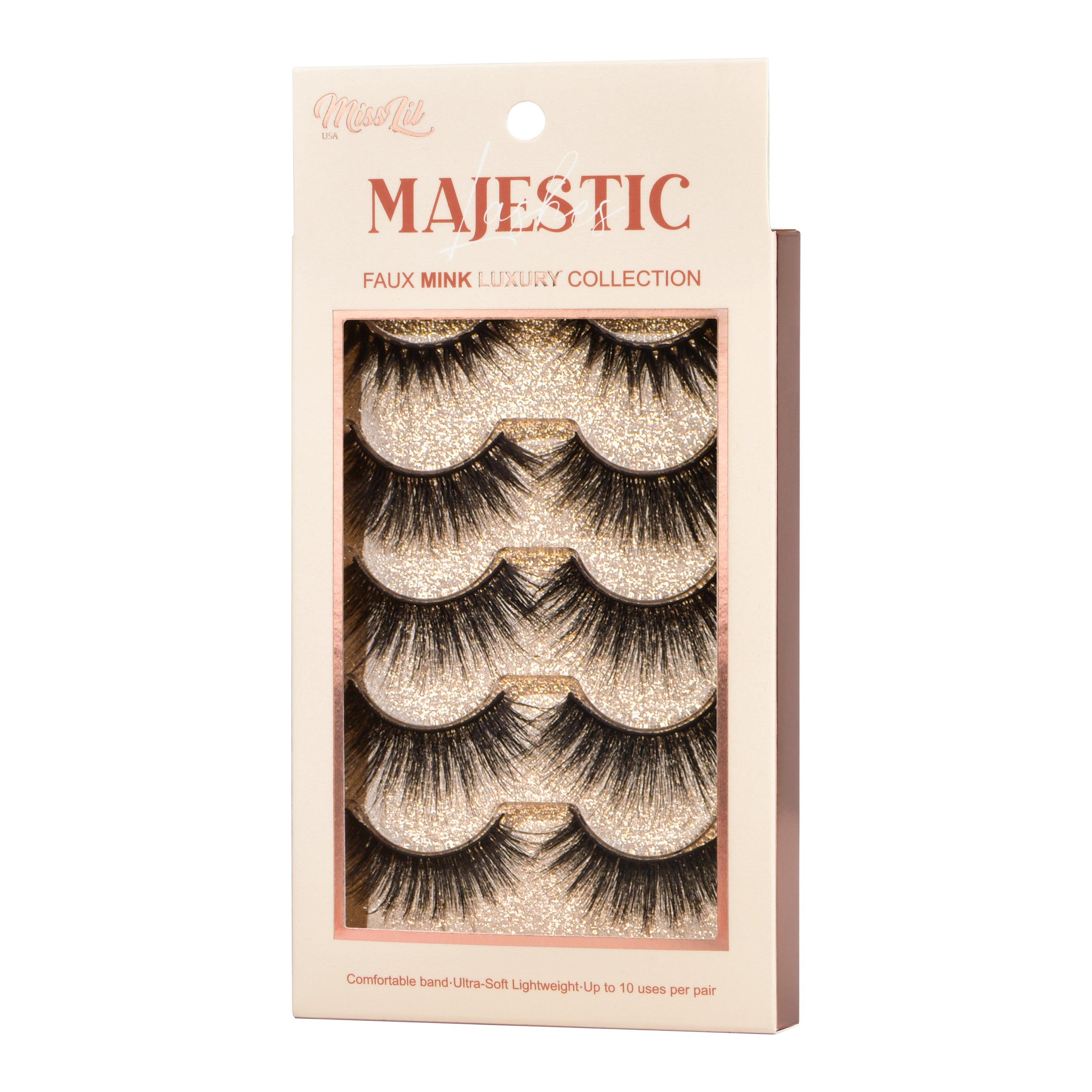 5 Pairs Lashes Majestic Collection #12 - Miss Lil USA