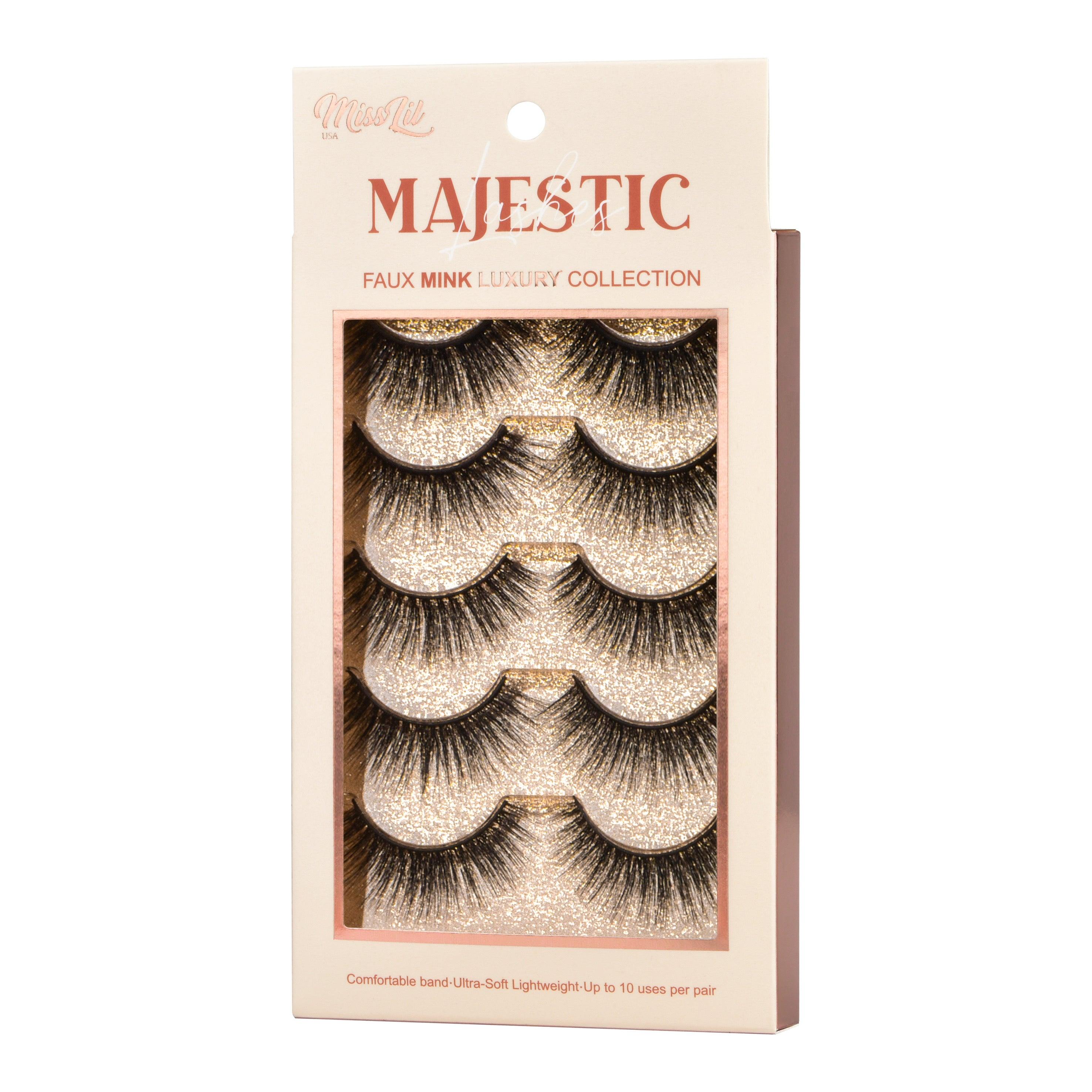 5 Pairs Majestic Collection Lashes #10 - Miss Lil USA