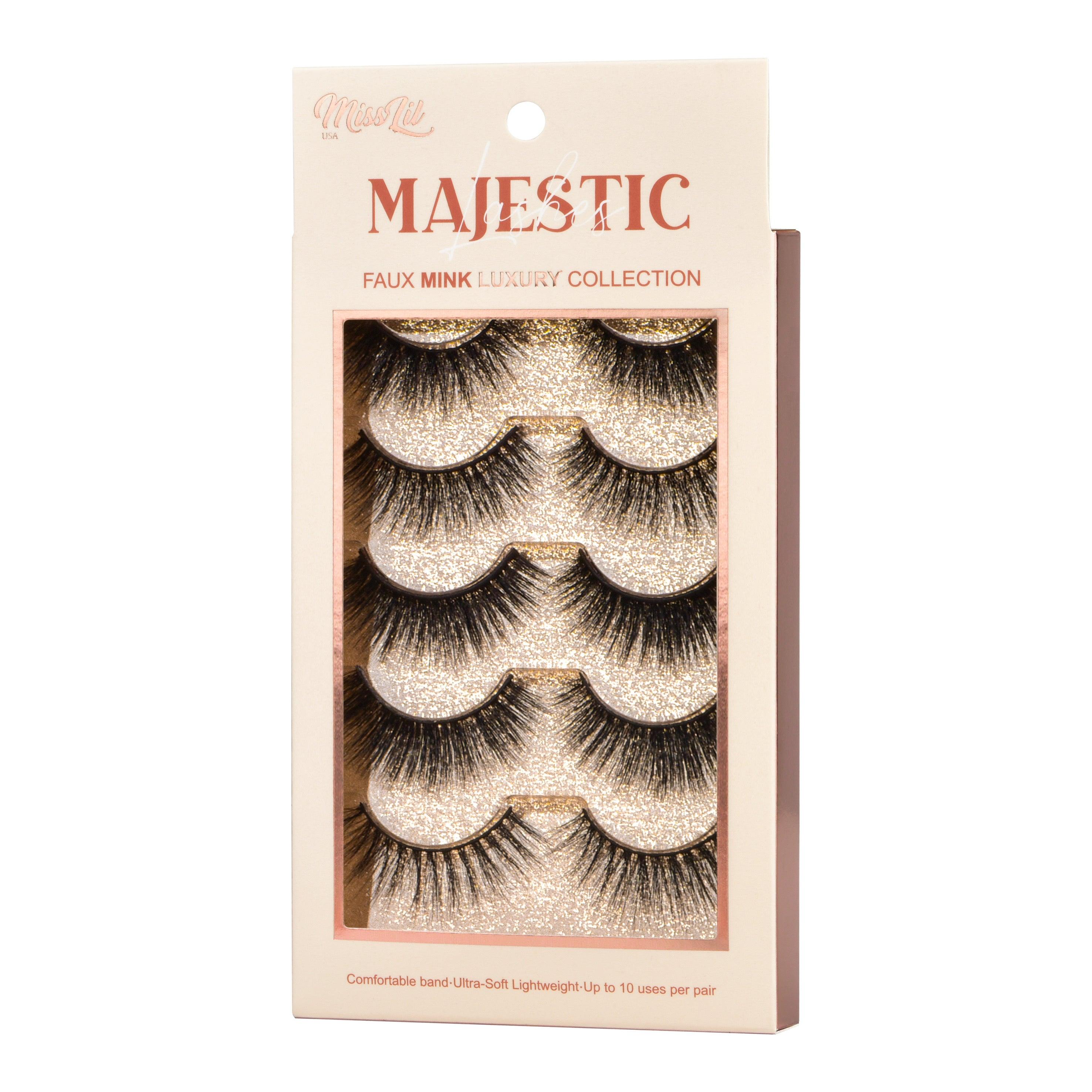 5 Pairs Majestic Collection Lashes #9 - Miss Lil USA