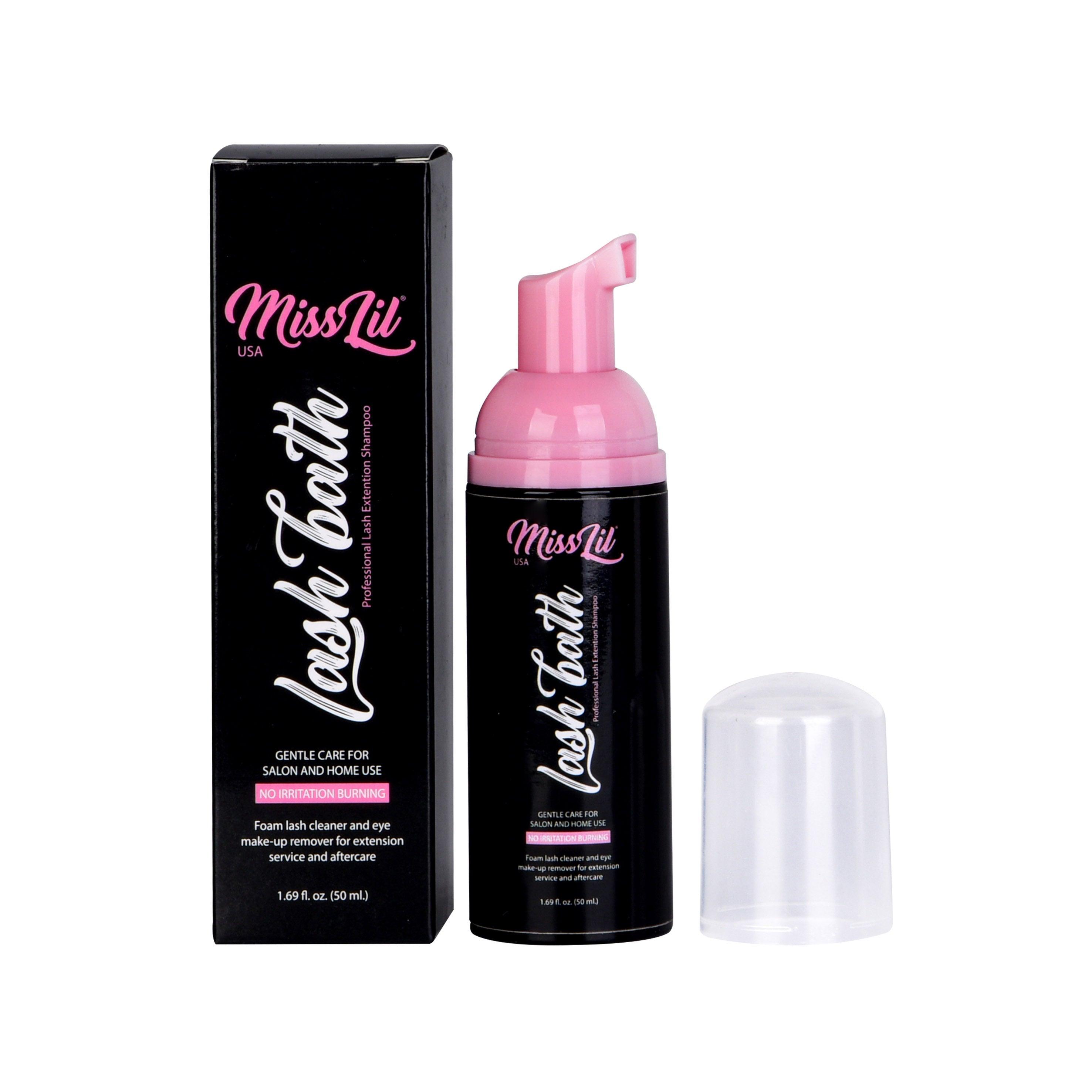 Foam lash cleaner and eye make-up remover for extension service and aftercare - Miss Lil USA