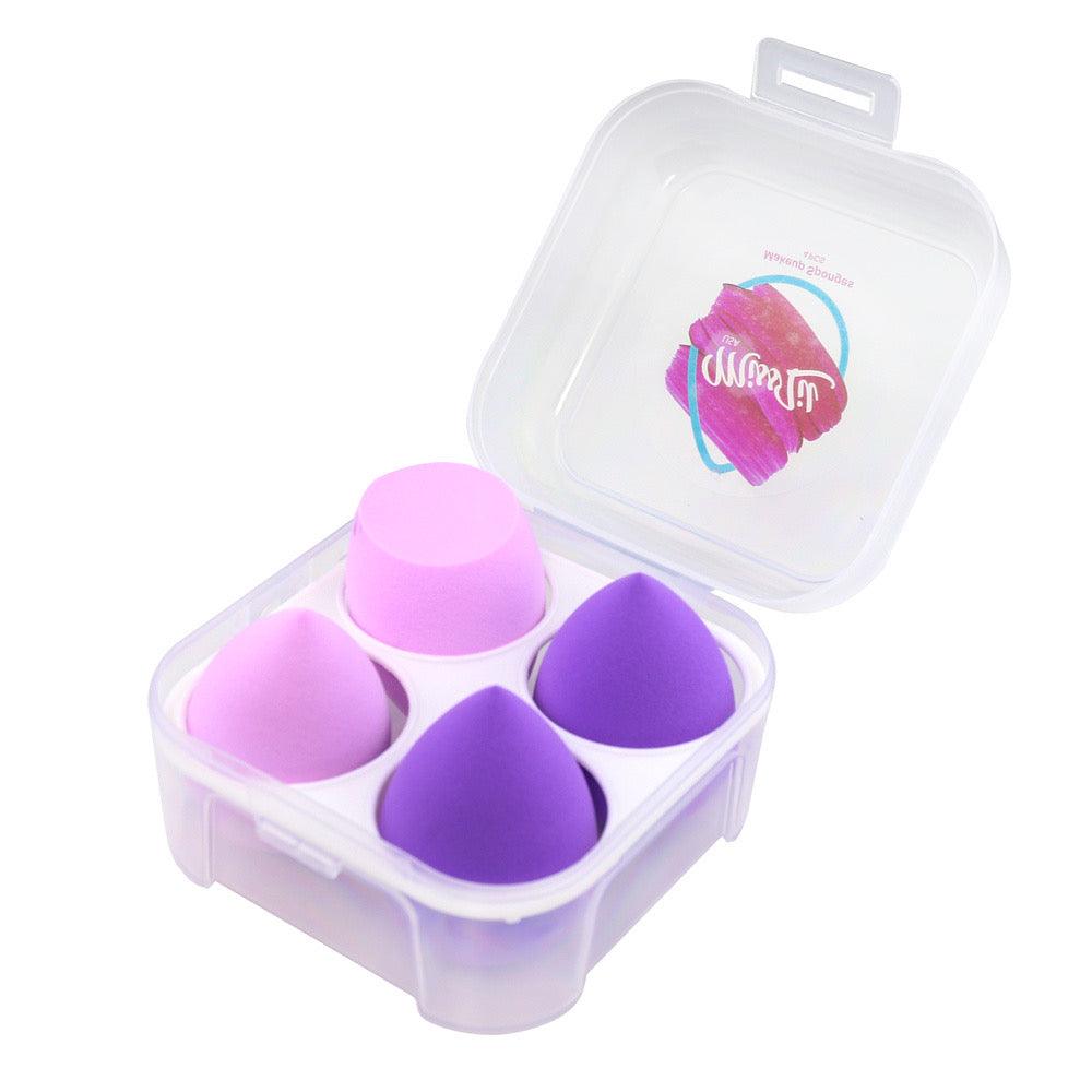 Makeup sponges 4 pcs/set (100 sets) - Miss Lil USA