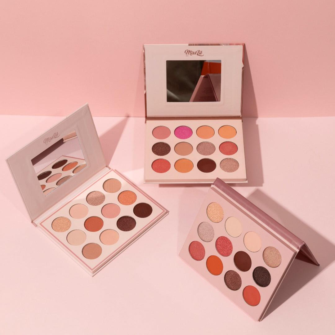 Matte and Shimmer Eyeshadow Palette Trio - Miss Lil USA