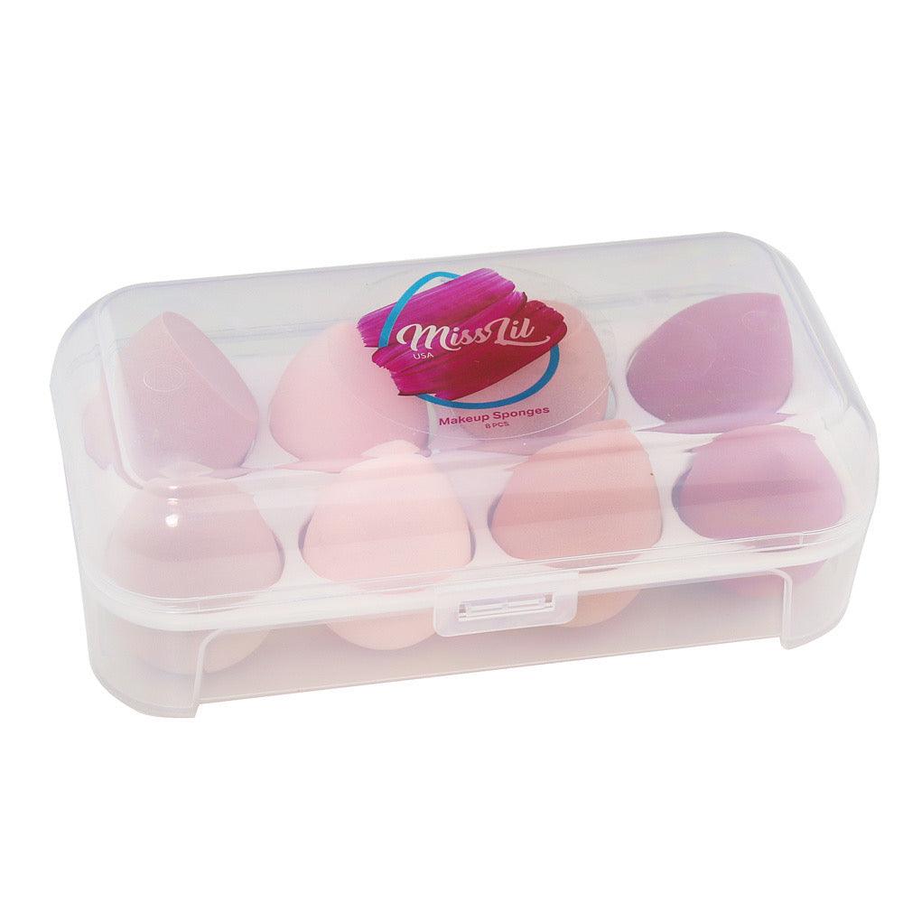 Miss Lil USA Makeup Sponges 8pcs/set (Pack of 12) - Miss Lil USA